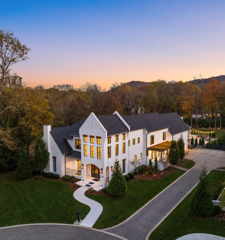 Drone Photography of Nashville Real Estate | 1025 Battery Ln Nashville TN